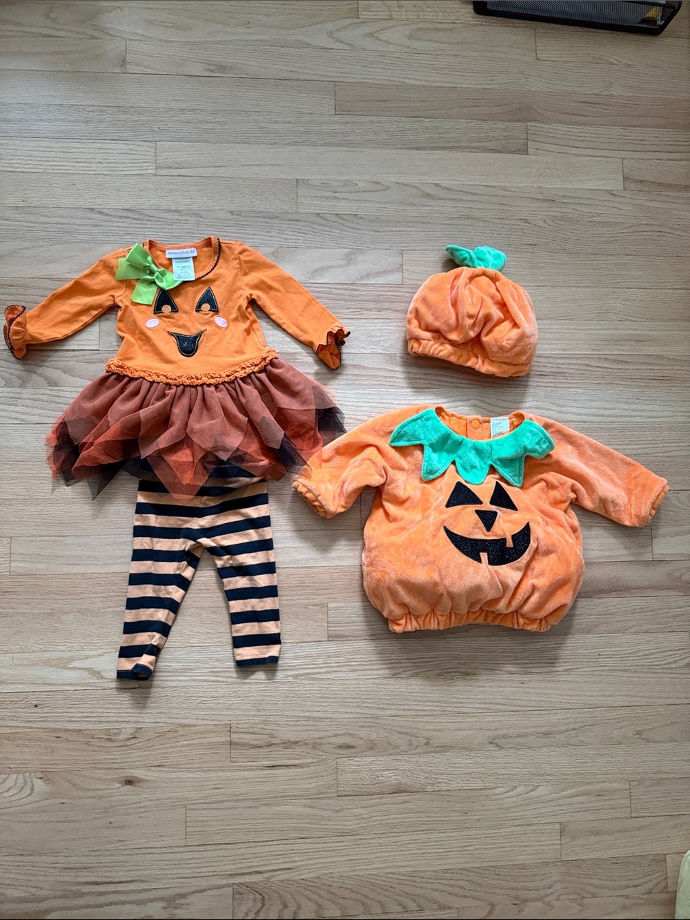 Bonnie Baby Dress plus Target Costume - Pumpkin themed